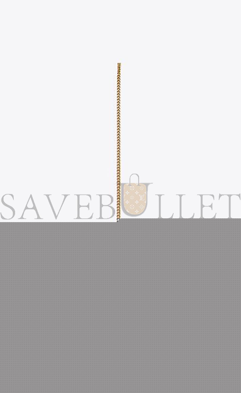 Y*L cassandre matelassÉ chain wallet in grain de poudre embossed leather 377828bow011000 (22.5*14*4cm)