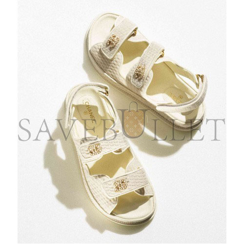 Ch*el sandals knitwearivory g35927 x56555 0n578