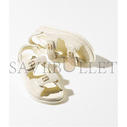 Ch*el sandals knitwearivory g35927 x56555 0n578