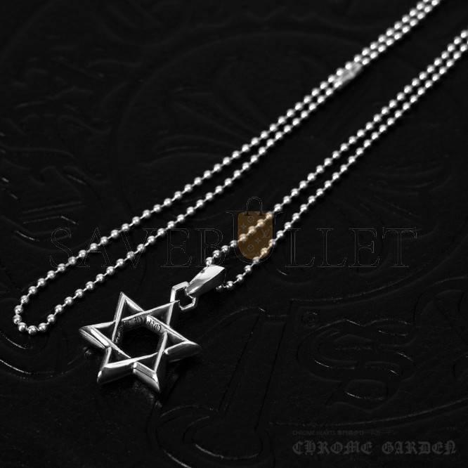 CHROME HEARTS SMALL STAR OF DAVID PENDANT(Pendant Only)