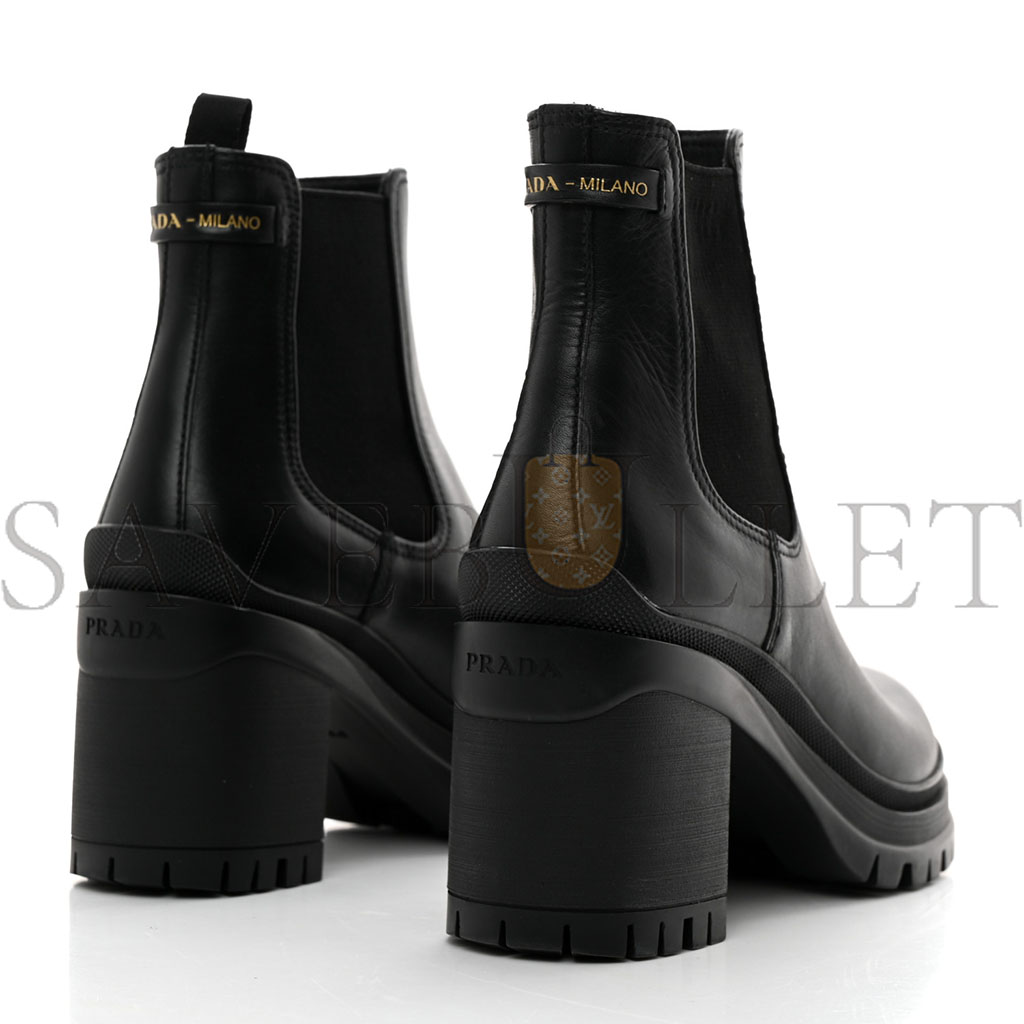 Pra*a vitello montana lug sole chelsea 55mm boots 36 black