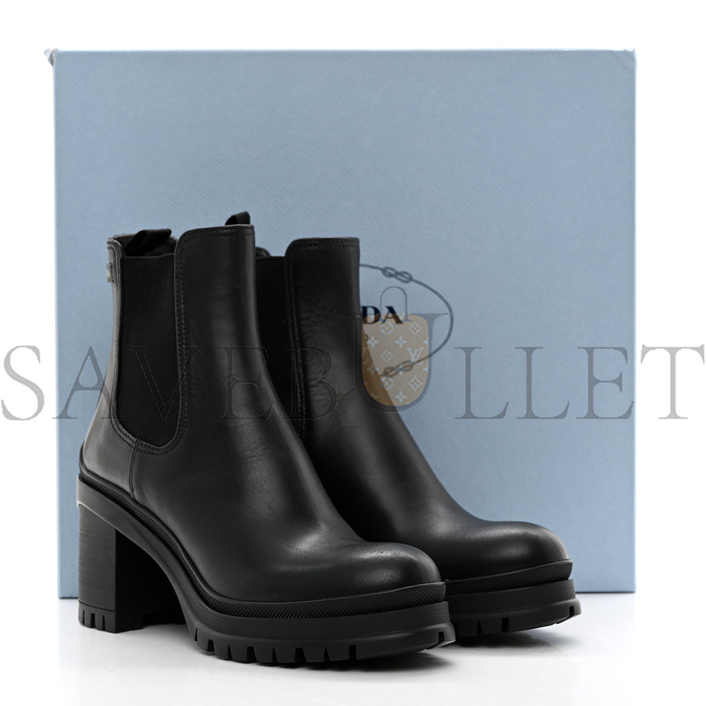 Pra*a vitello montana lug sole chelsea 55mm boots 36 black