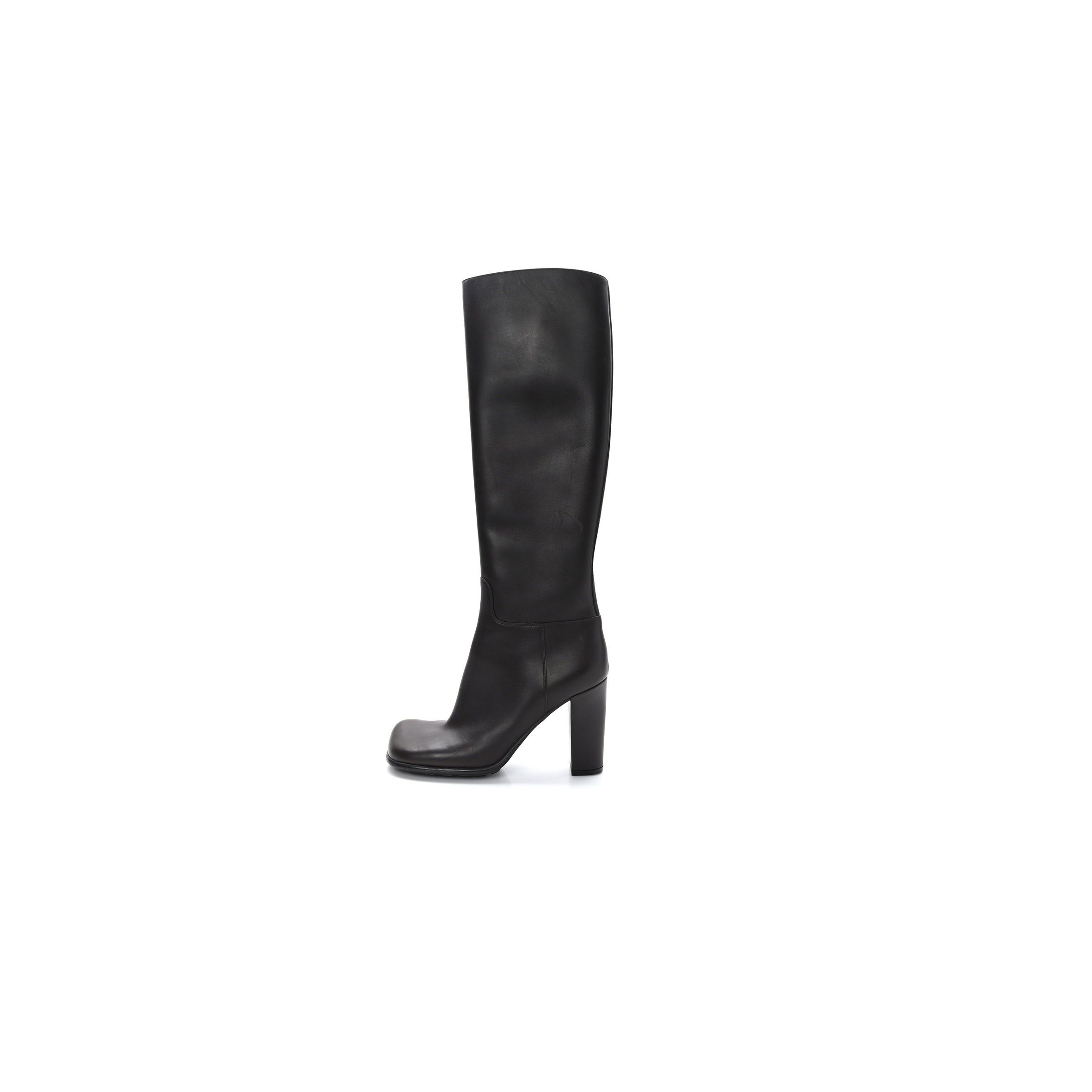 Bo*te*ga ve*ne*ta calfskin storm knee high boots 39 fondant