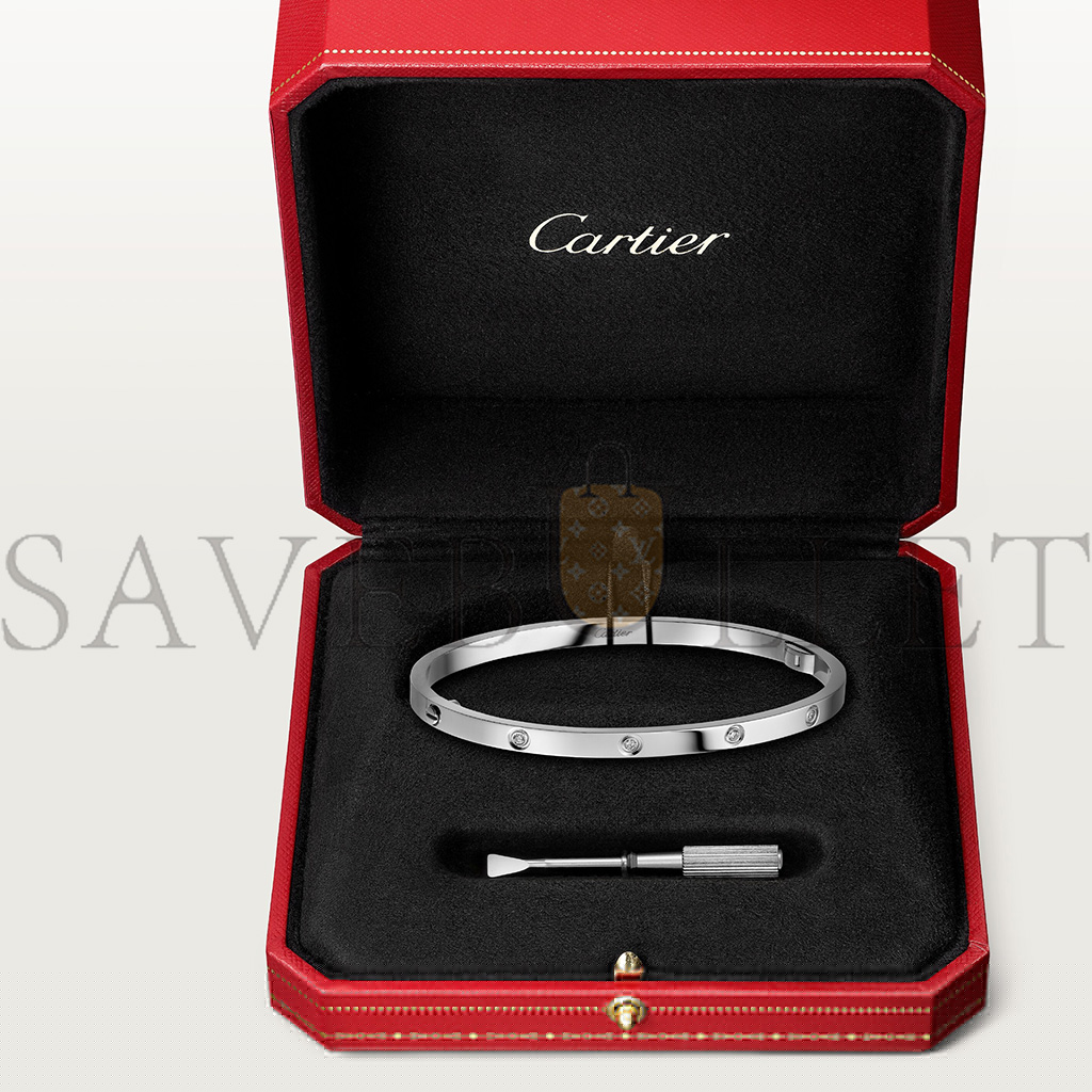 Ca*t*er  love bracelet, small model, 10 diamonds b6048017