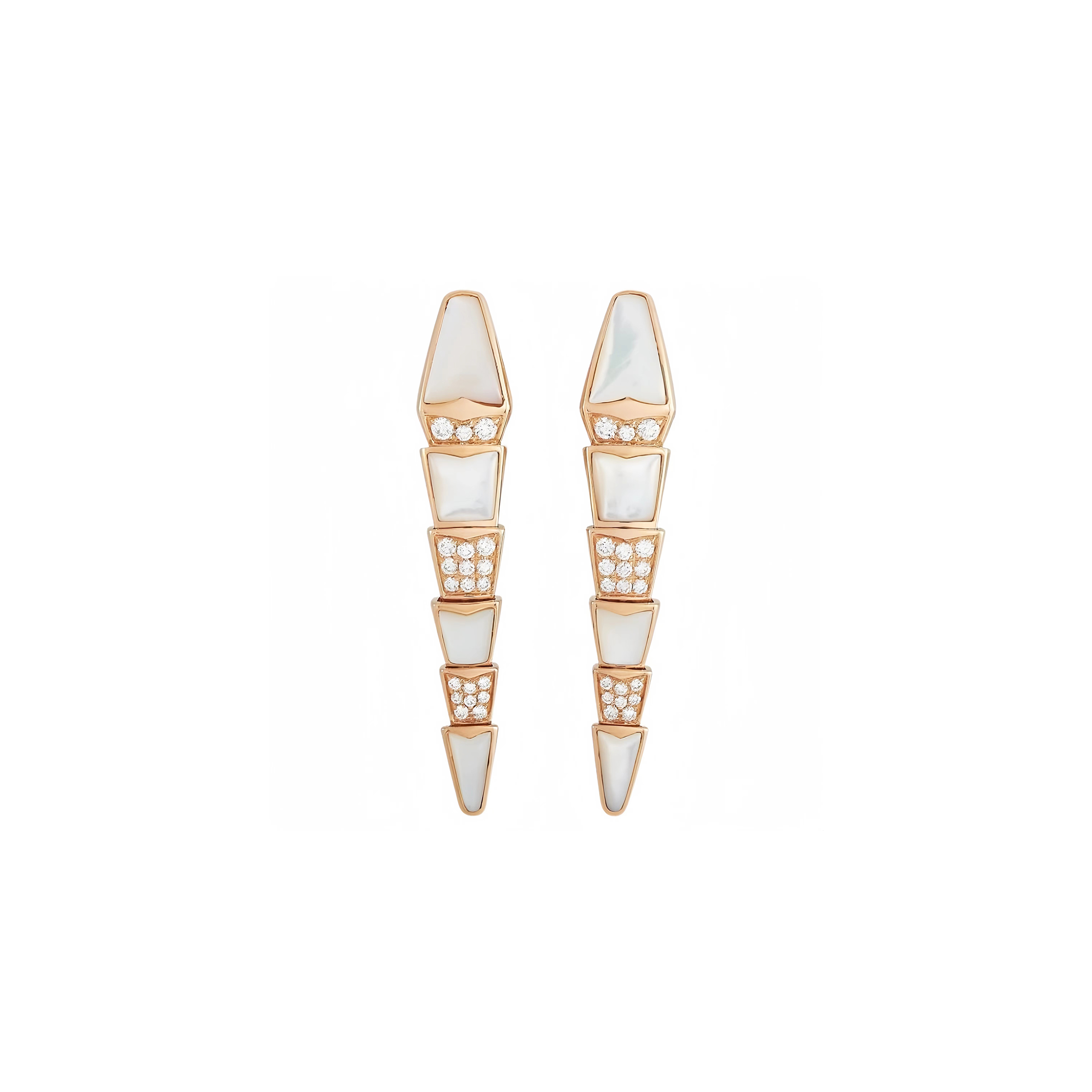 B*l*ai serpenti diamond earrings