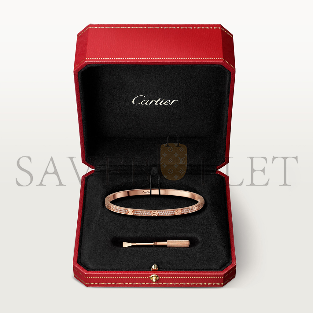 CARTIER  LOVE BRACELET, SMALL MODEL, PAVED N6710717