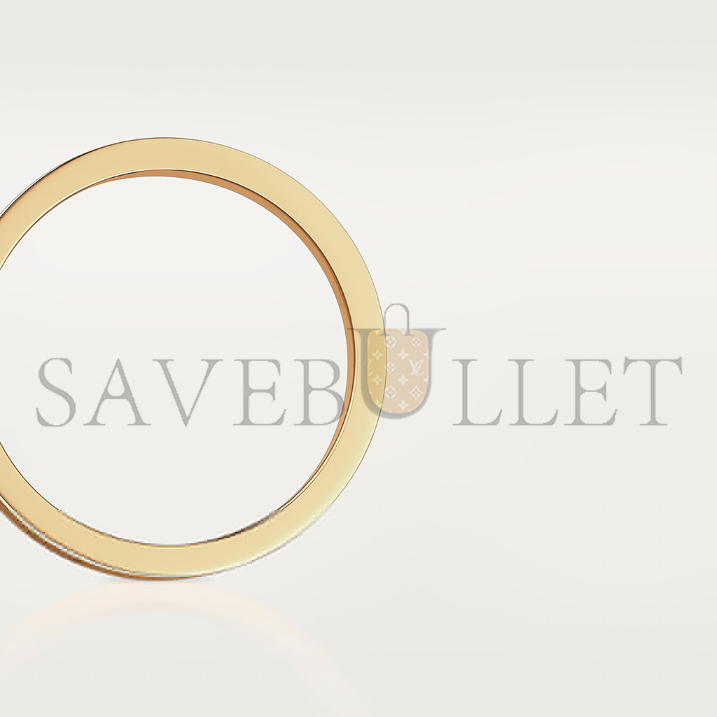 Ca*t*er love wedding band, 1 diamond b4056100