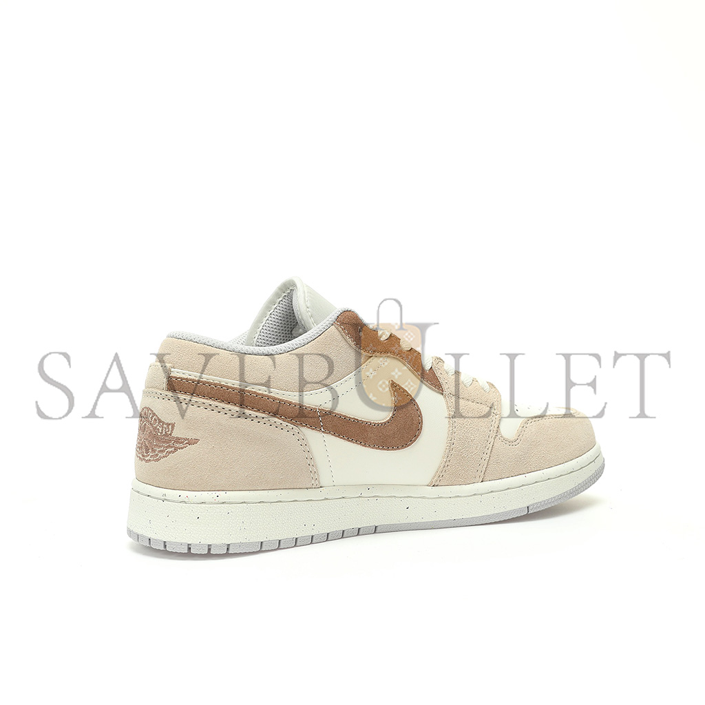 AIR JORDAN 1 LOW LIGHT BONE ARCHAEO BROWN HF1567-200