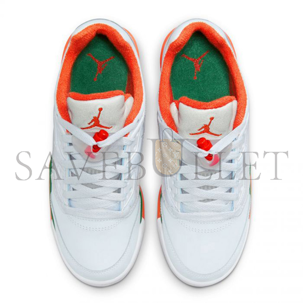 AIR JORDAN RETRO 5 LOW MIAMI HURRICANES FQ1293-018