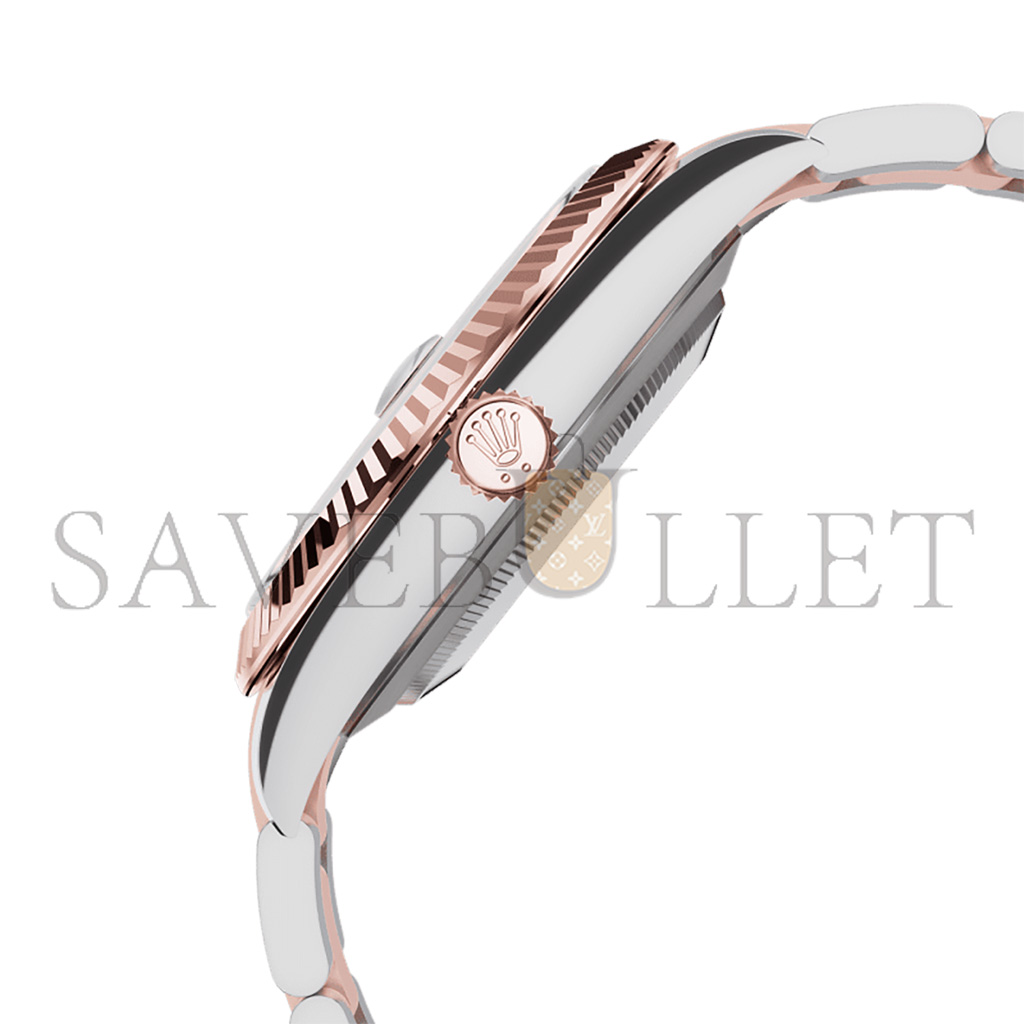 R*l*x datejust 41 oyster, 41 mm, oystersteel and everose gold watch 126331-0001