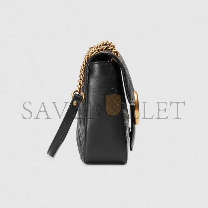 G*u*i gg marmont medium matelassÉ shoulder bag 443496 （31*19*7cm）