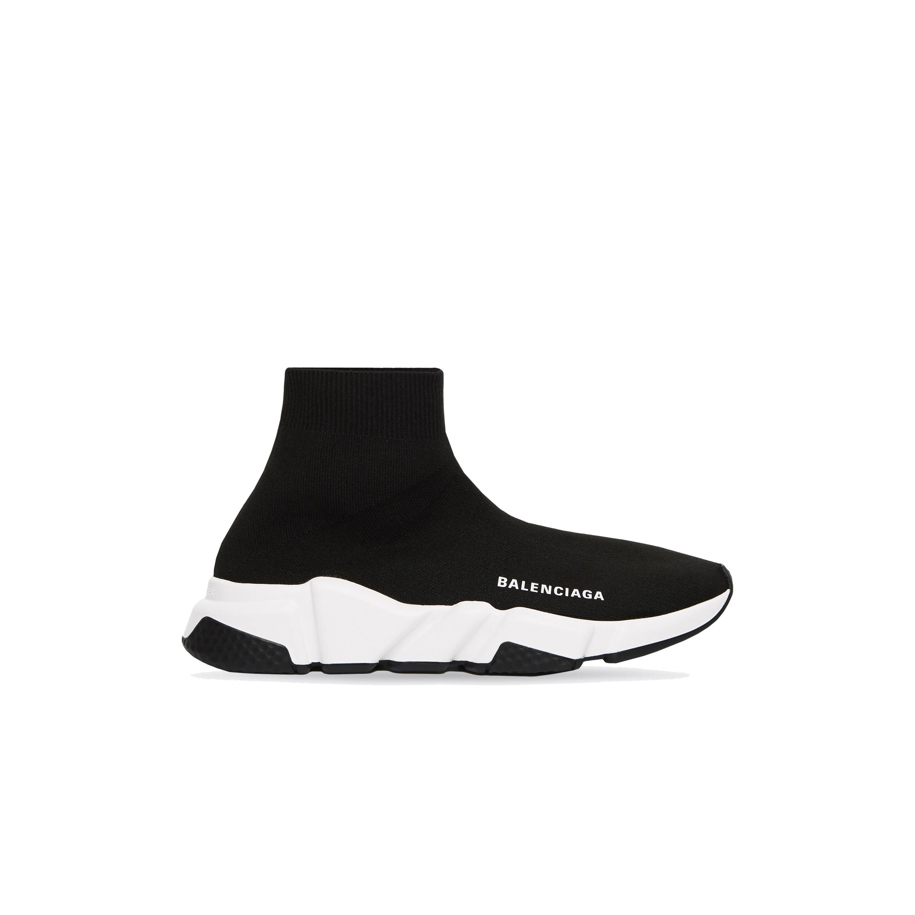 BALENCIAGE WOMEN''S SPEED RECYCLED SNEAKER IN BLACK 587280W2DBQ1015