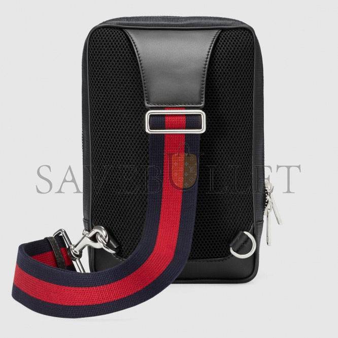 G*u*i gg black belt bag 478325  (27*17*8.5cm)