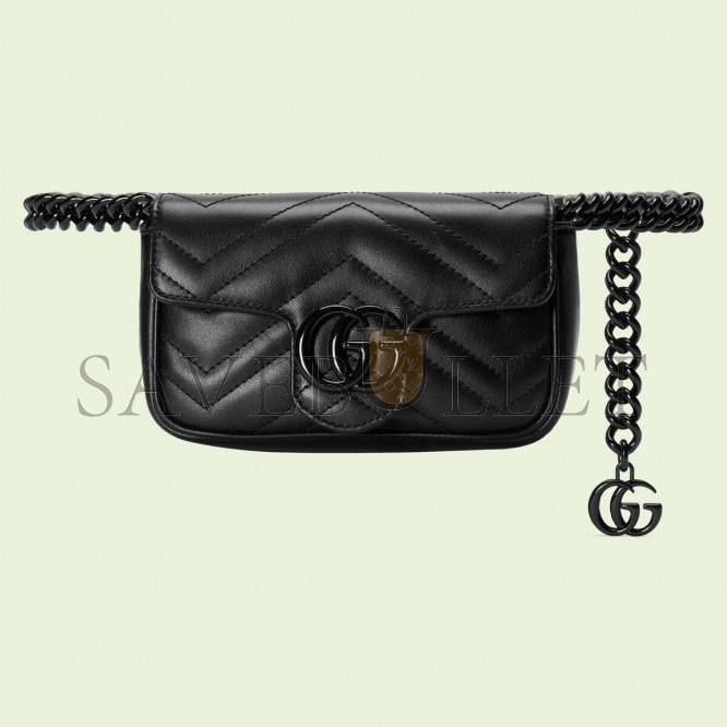 G*u*i gg marmont belt bag 699757 （16.5*10.2*5.1cm)