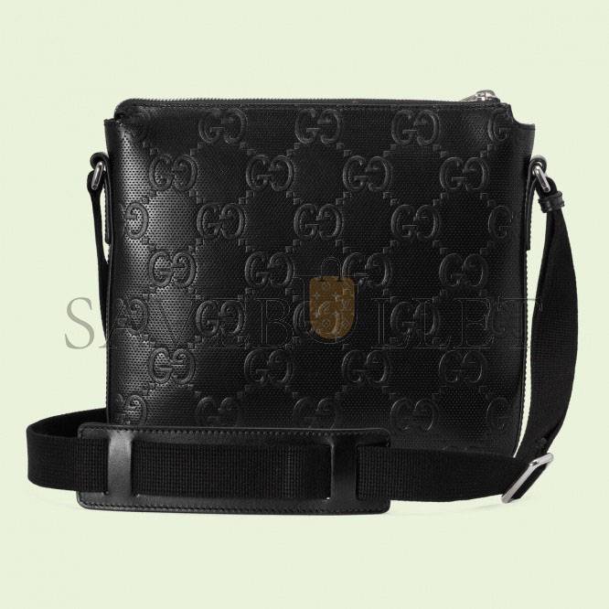 G*u*i gg embossed small messenger bag ‎406410 （26*23*3cm）