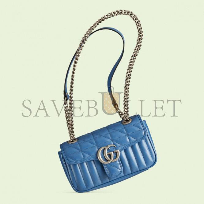 G*u*i gg marmont matelassÉ mini bag 446744 (23*14*6cm)