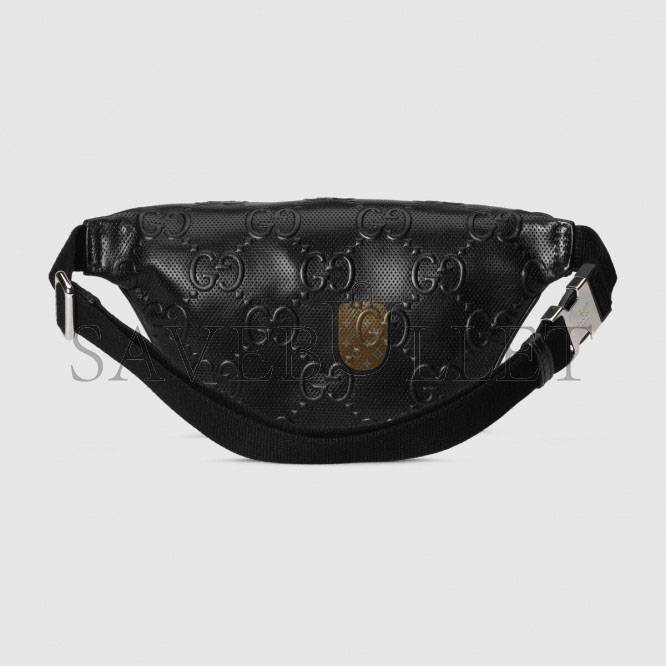 G*u*i gg embossed belt bag 658582  (23*13*5cm)