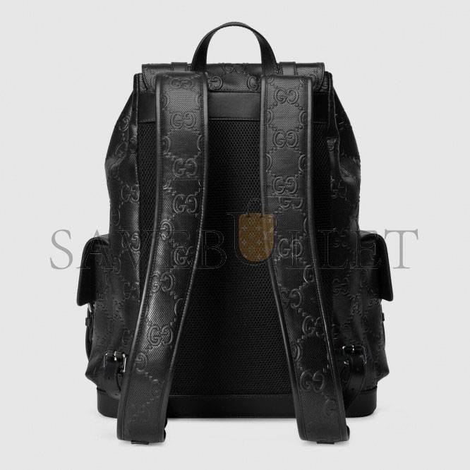 G*u*i gg embossed backpack 625770  (41*34*12cm)