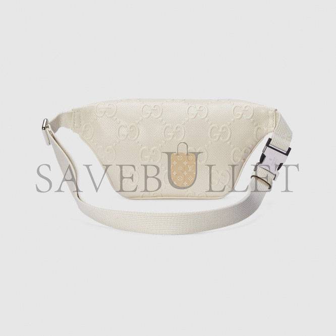 G*u*i gg embossed belt bag ‎658582  (23*13*5cm)