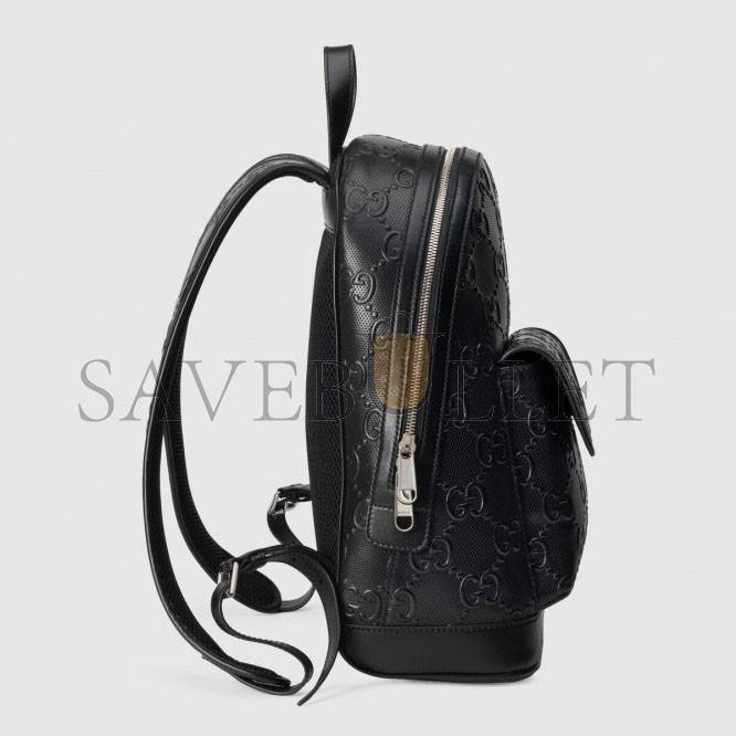 G*u*i gg embossed backpack ‎658579  (37*27*13cm)