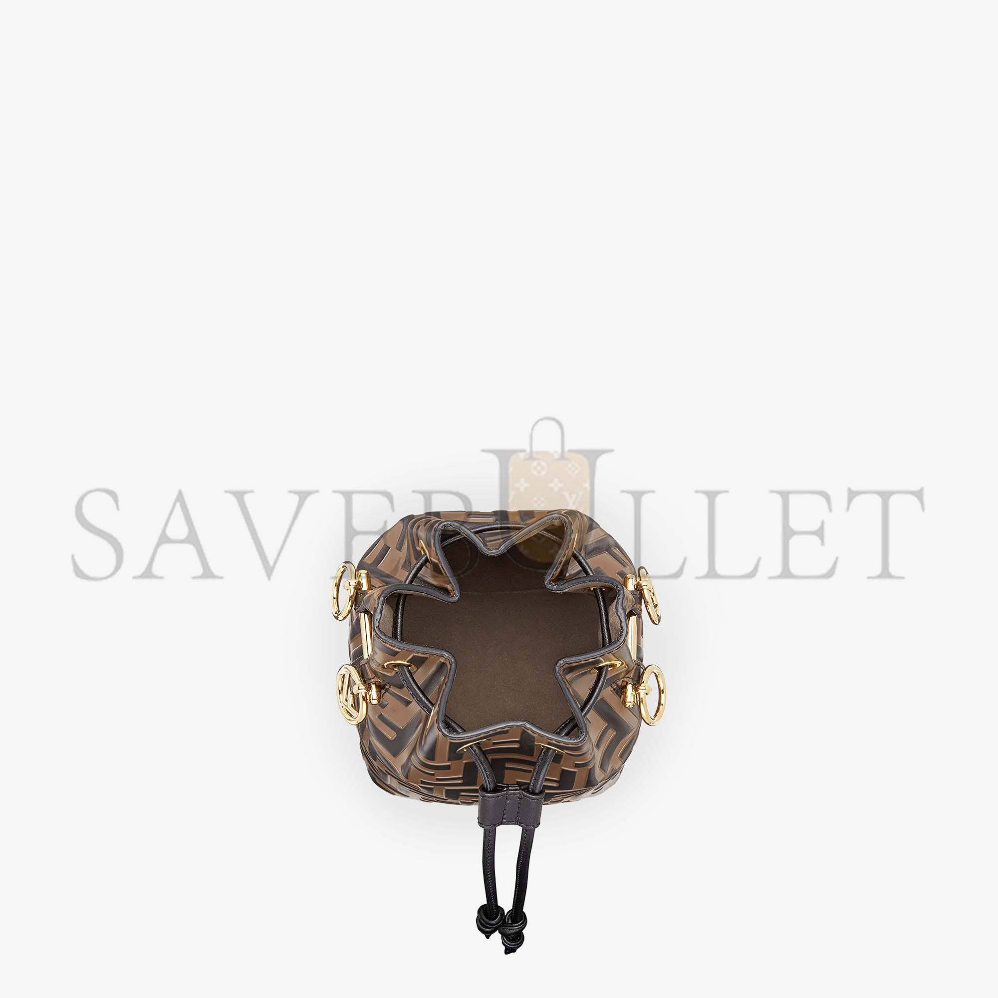 F**di mon tresor - brown leather mini bag 8bs010a659f13vk (18*12*10cm)