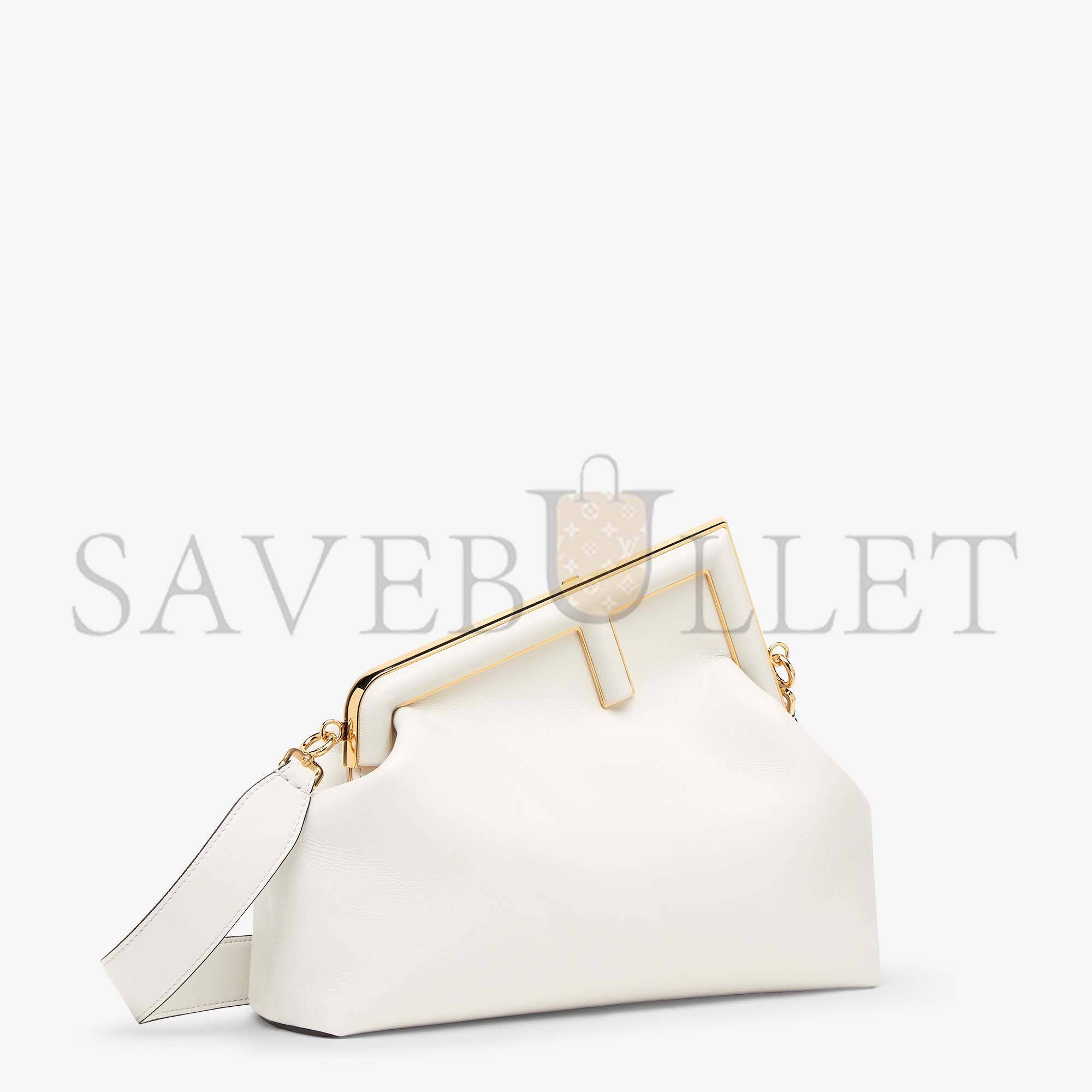 F**di first medium - white leather bag8bp127abvef0qvl (32.5*23.5*15cm)