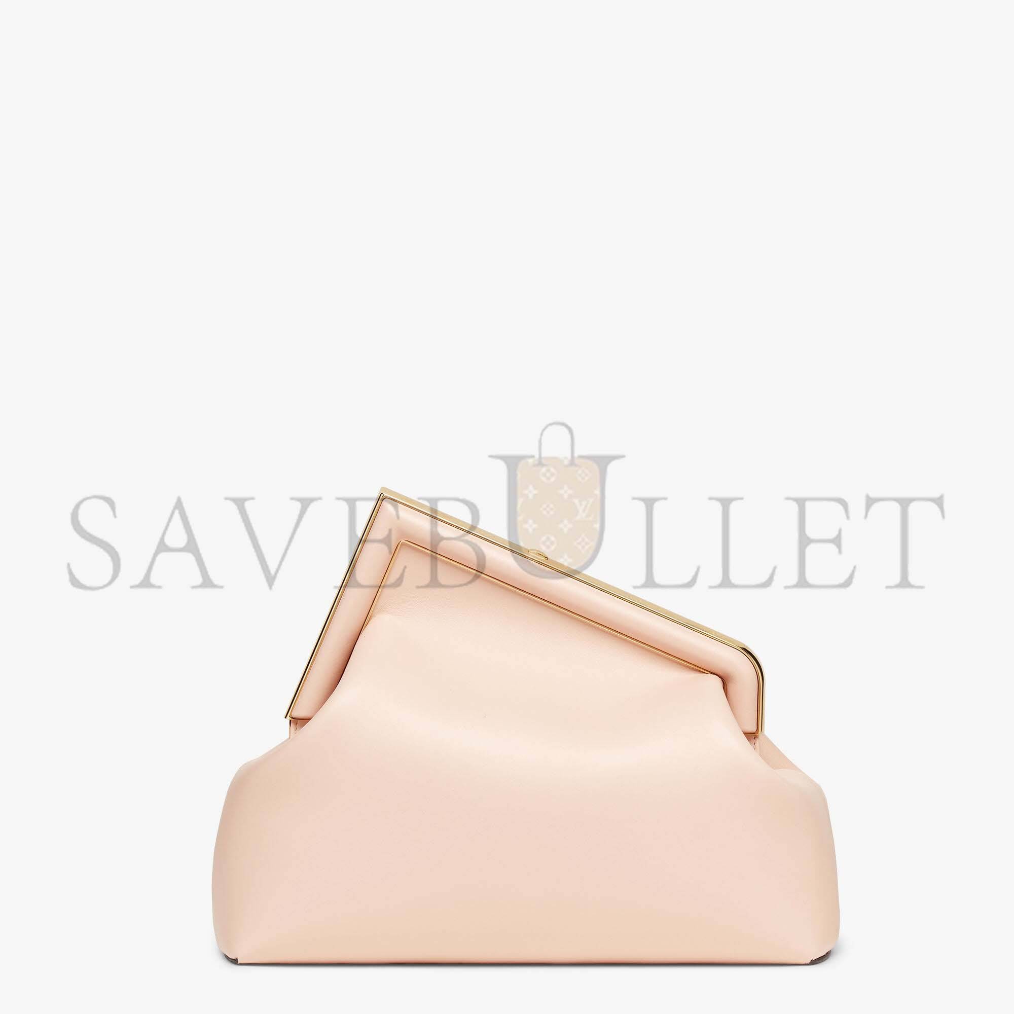 F**di first medium - pale pink leather bag 8bp127abvef14n1 (32.5*23.5*15cm)