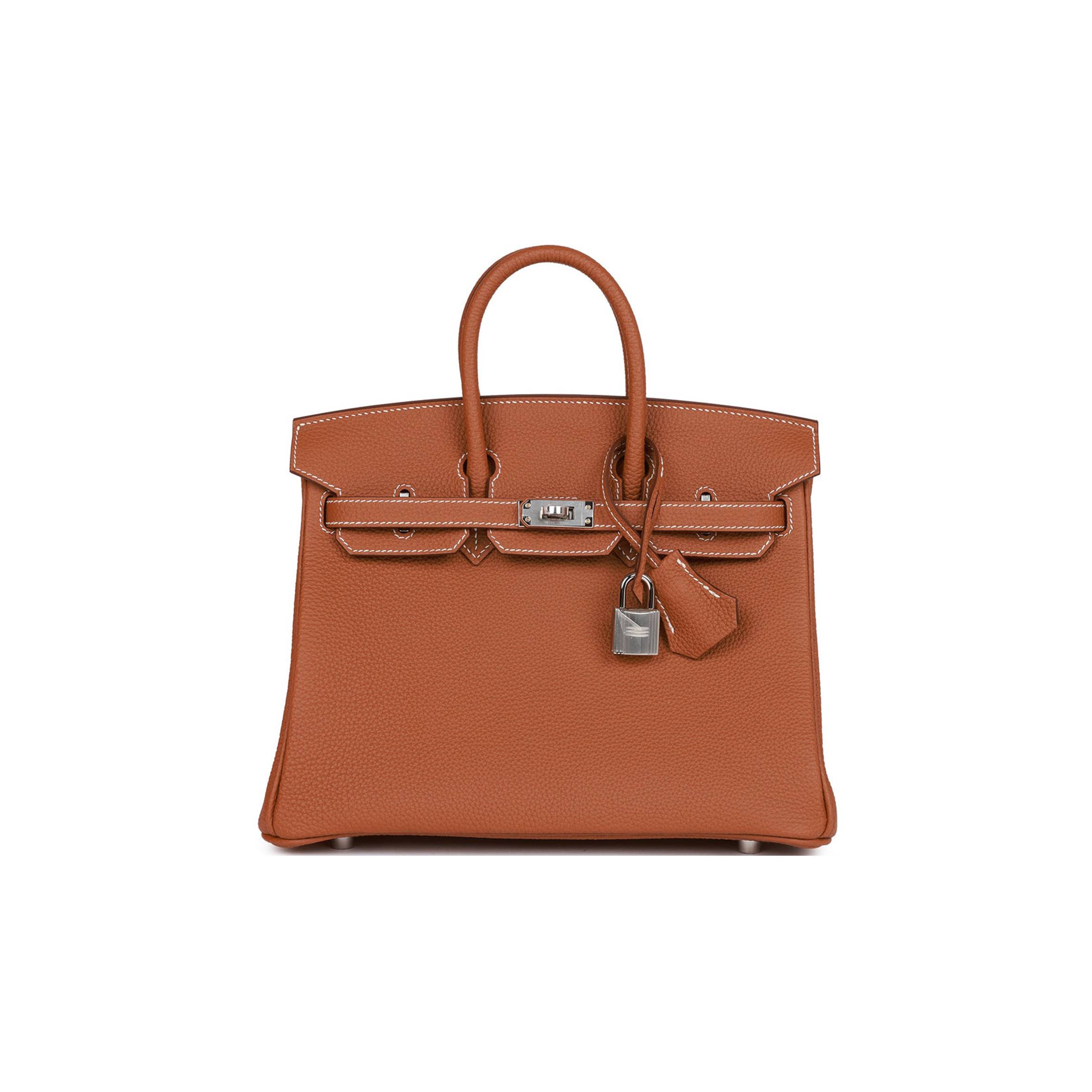 H**mes birkin 25 gold togo palladium hardware handmade (25cm)