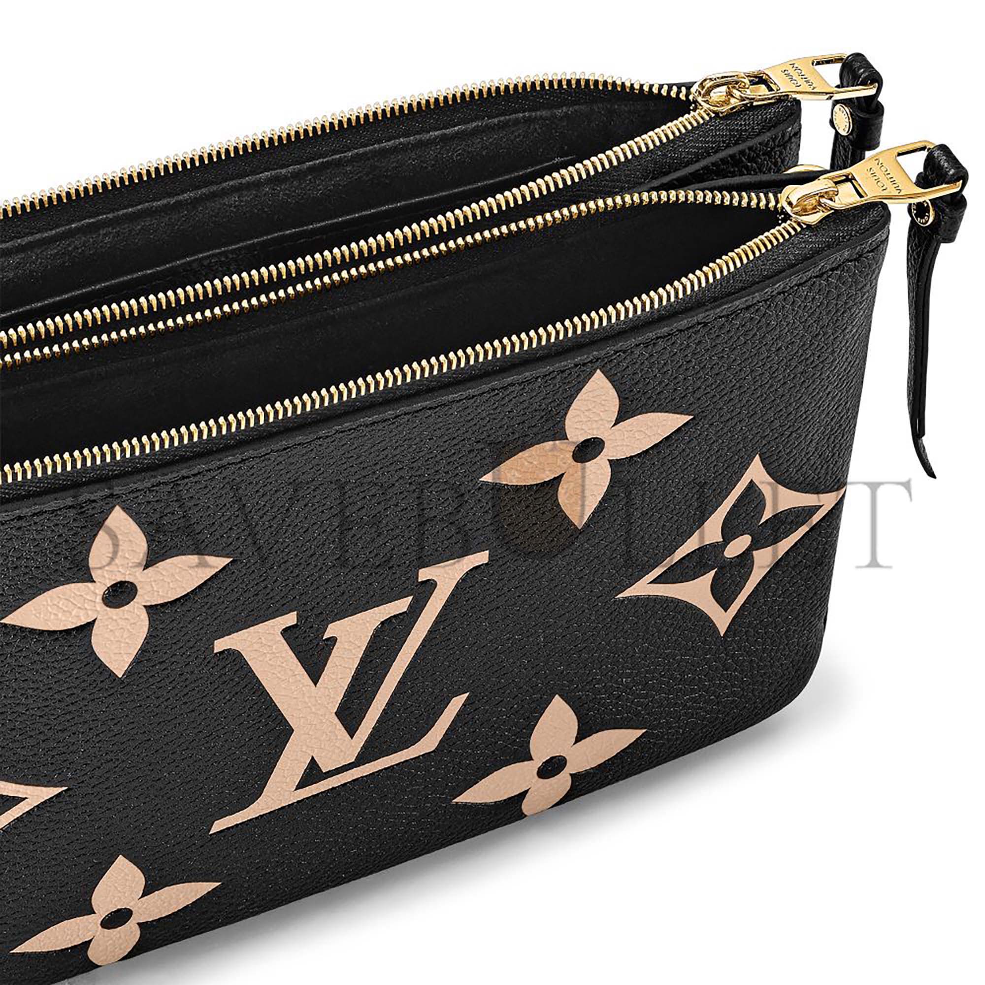 l**is V*t*n double zip pochette m80732 (20*12.5*3cm)