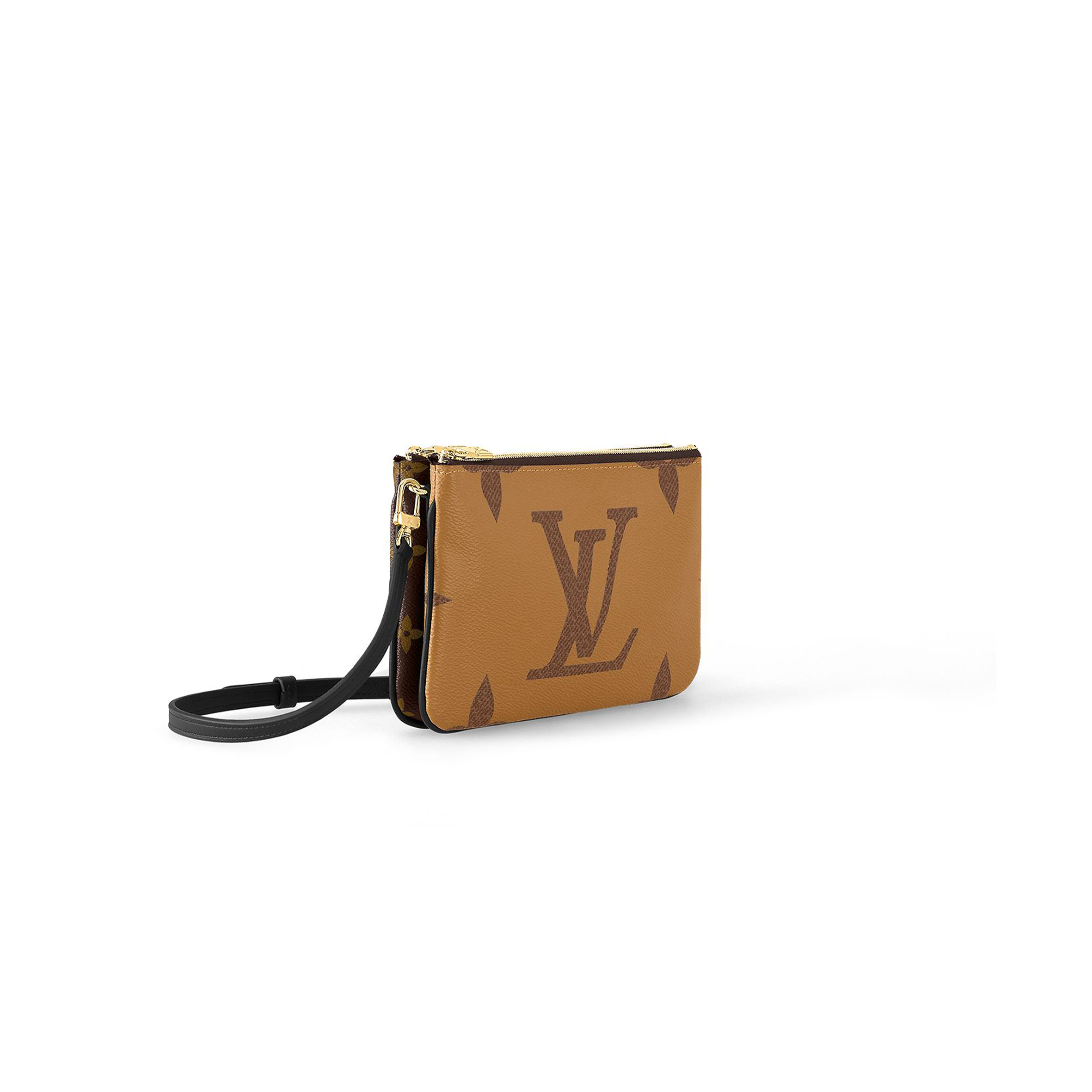 l**is V*t*n double zip pochette m69203 (20*12.5*3cm)