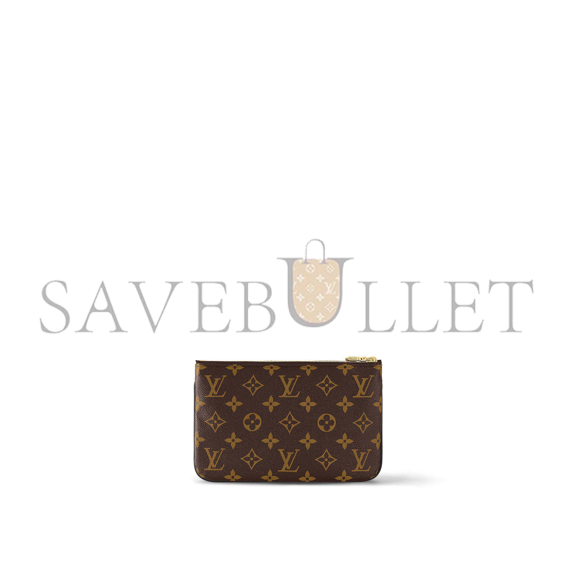 l**is V*t*n double zip pochette m69203 (20*12.5*3cm)