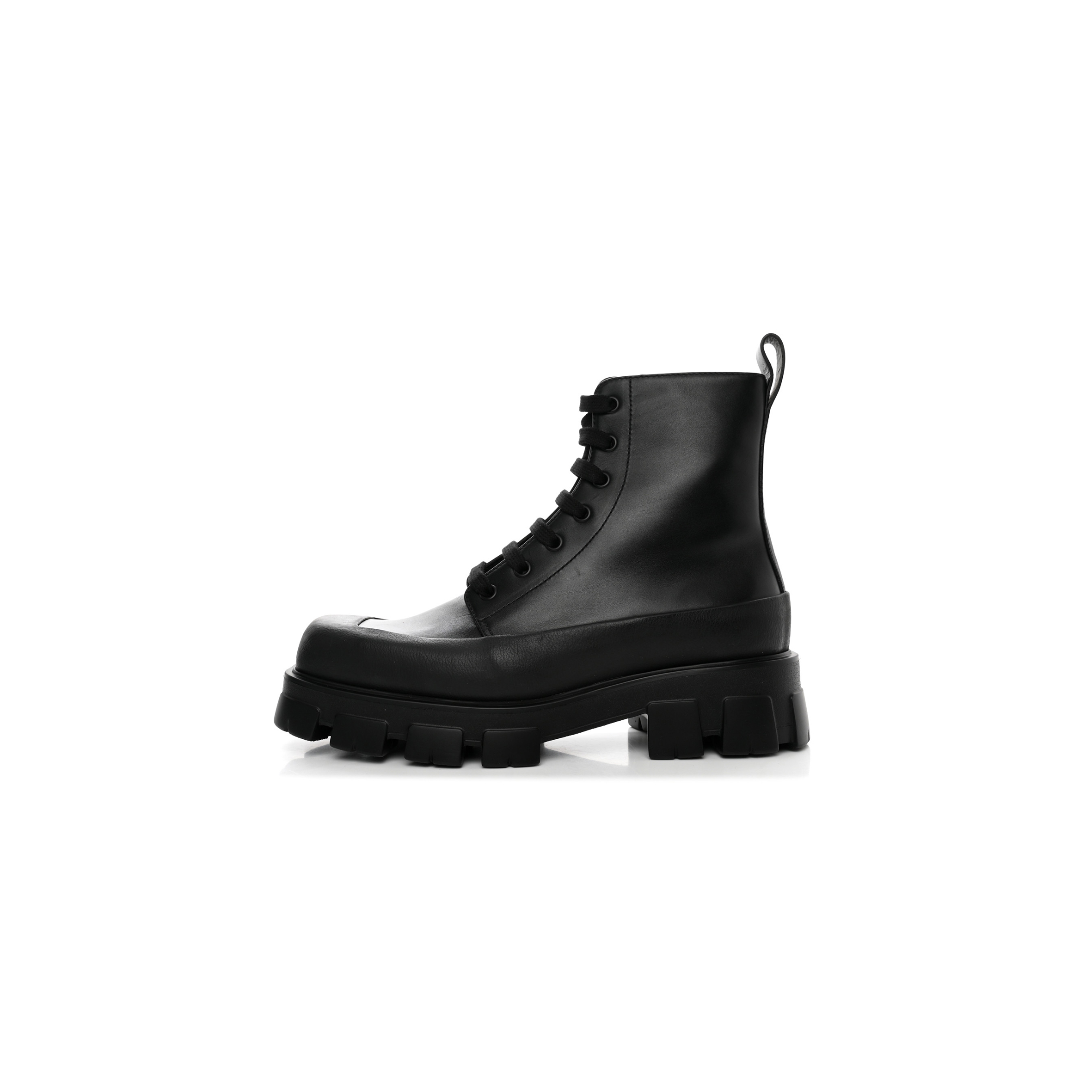 Pra*a vitello mens lug sole 45mm combat boots 9 black