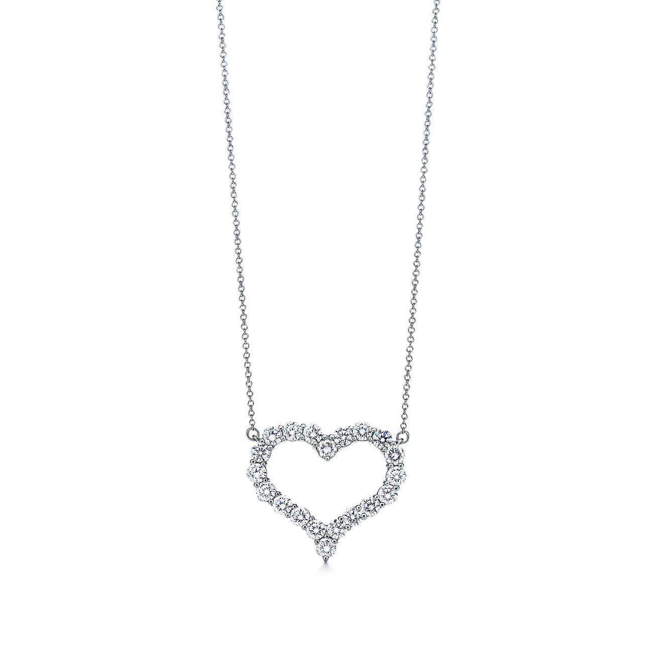 T*f*ny diamond heart pendant