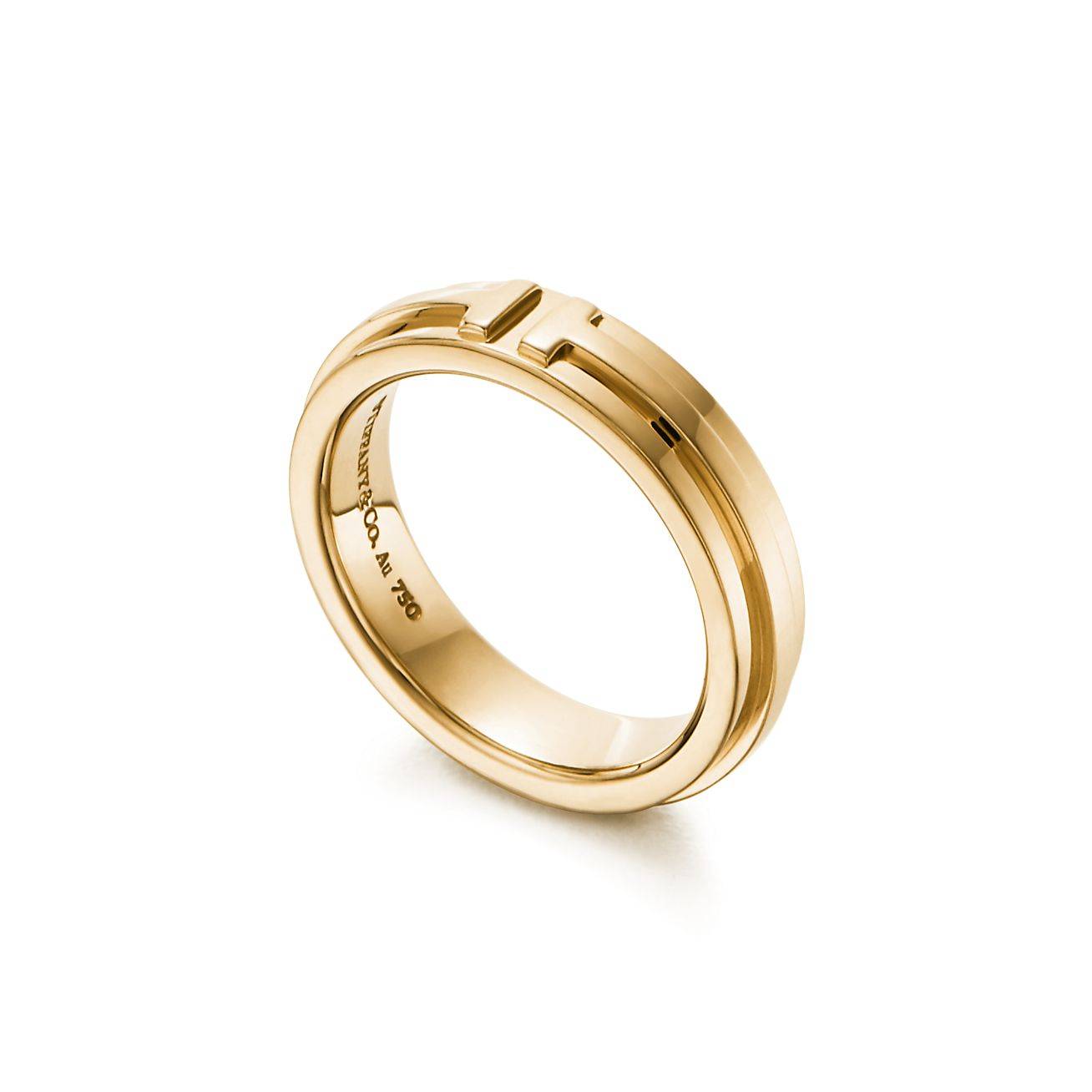 T*f*ny t narrow ring in 18k gold