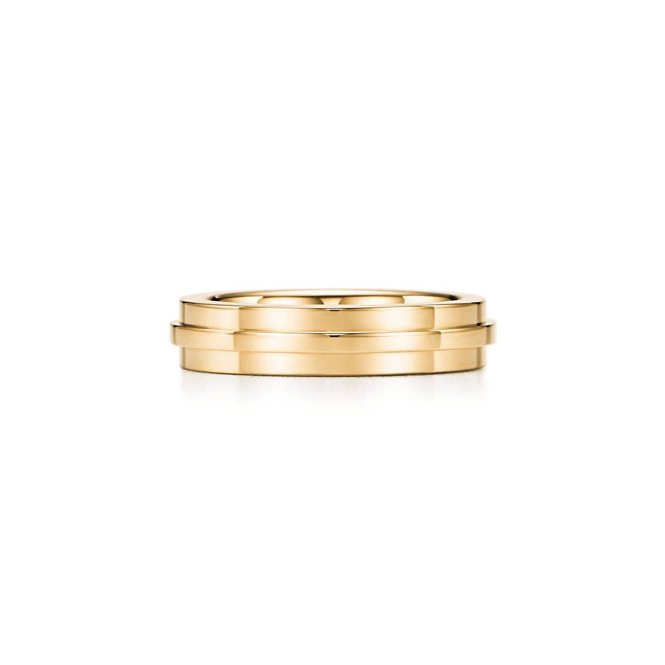 T*f*ny t narrow ring in 18k gold