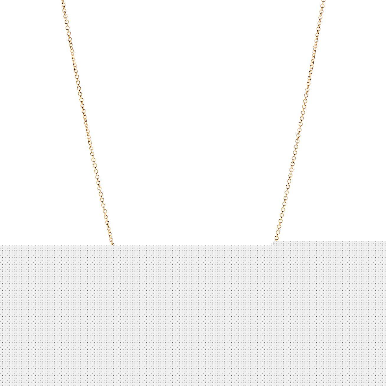 T*f*ny t smile pendant in yellow gold, small