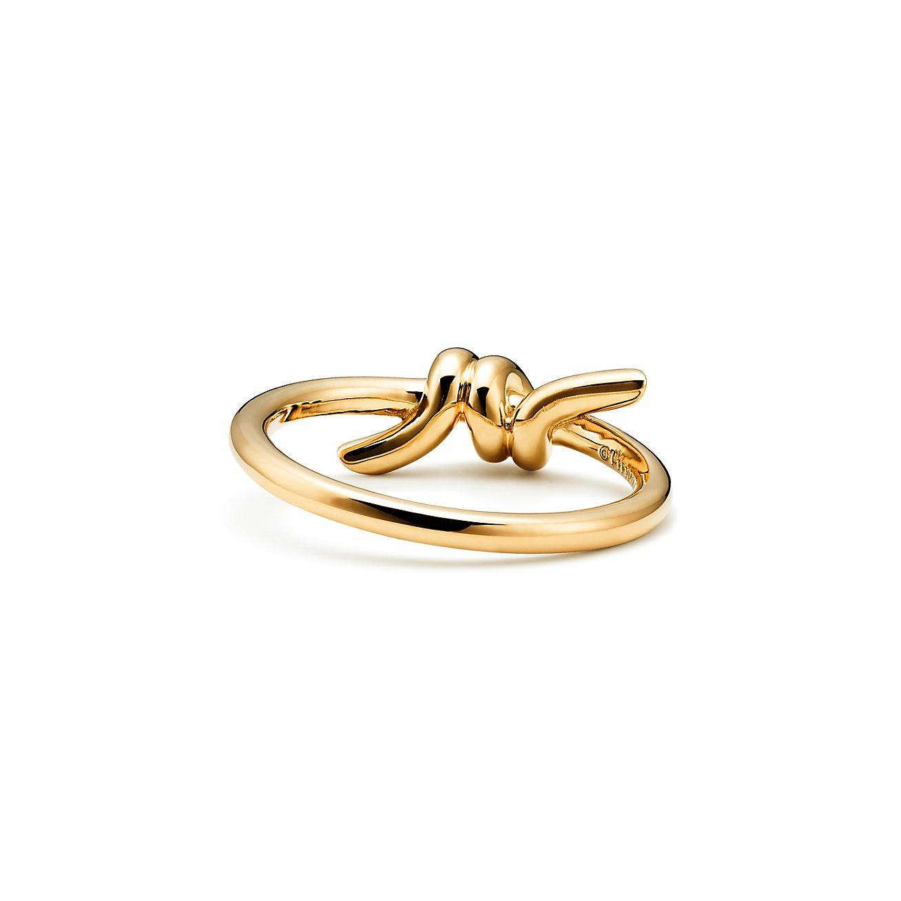 T*f*ny knot ring in rose gold