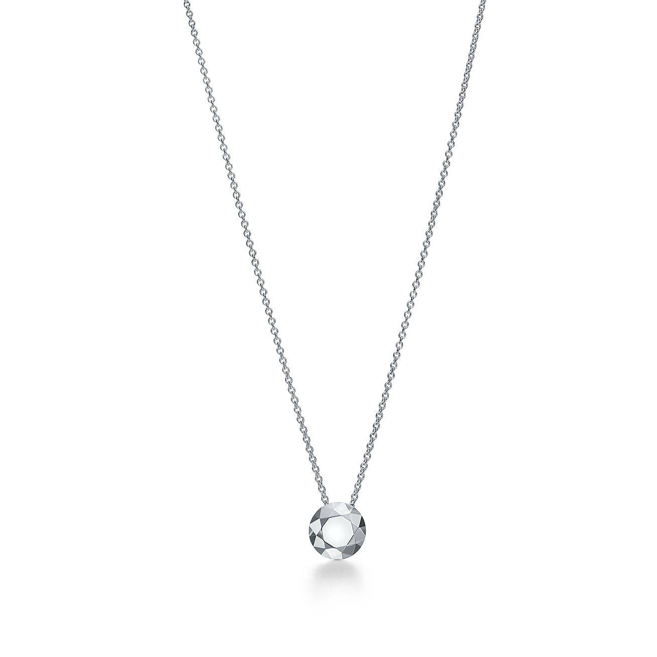 T*f*ny elsa peretti® 2 carat faceted pendant in silver