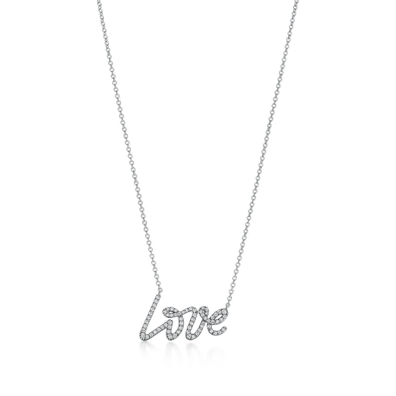 T*f*ny  palomas graffiti love pendant