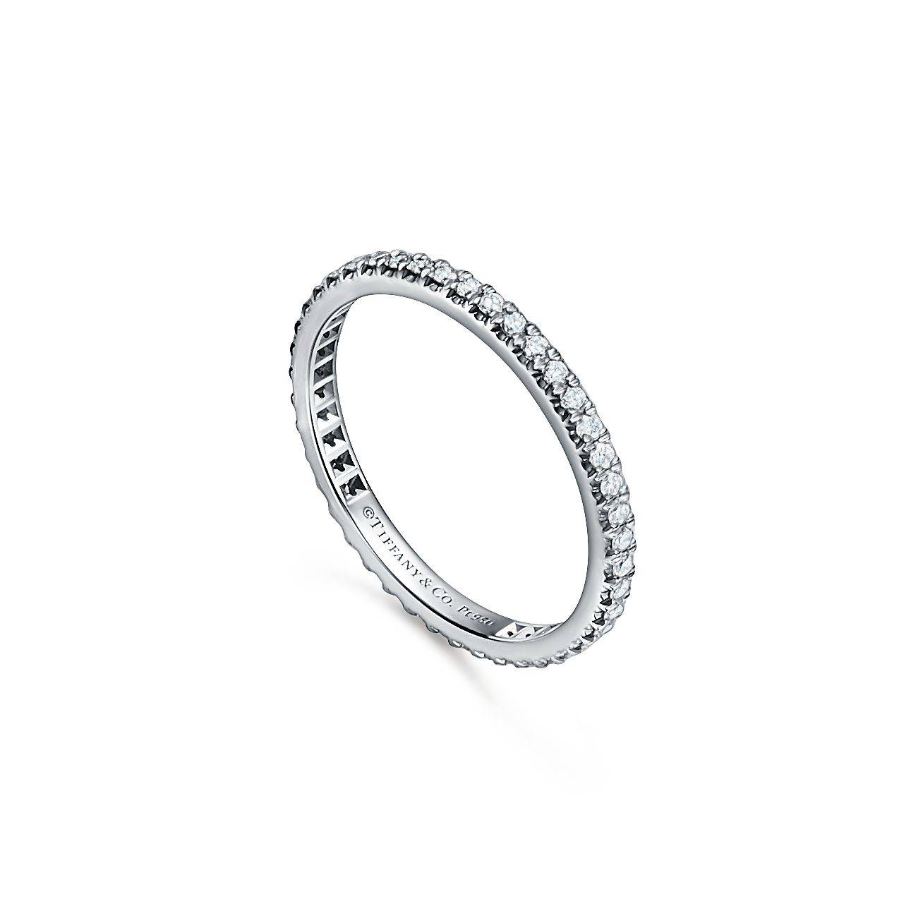 T*f*ny soleste® full eternity ring in platinum with diamonds