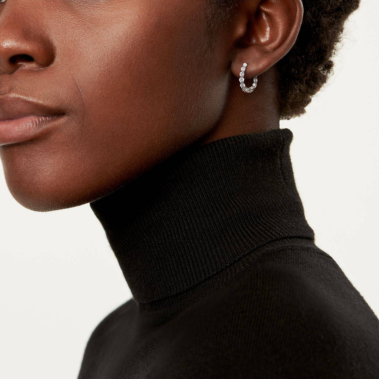 T*f*ny  inside-out hoop earrings