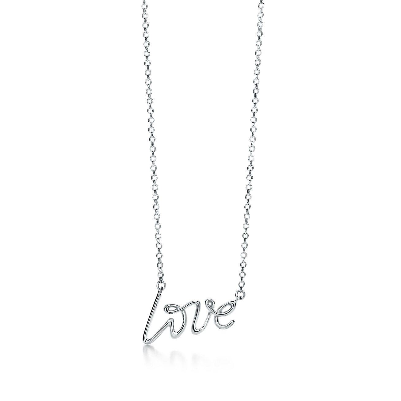 T*f*ny  palomas graffiti love pendant