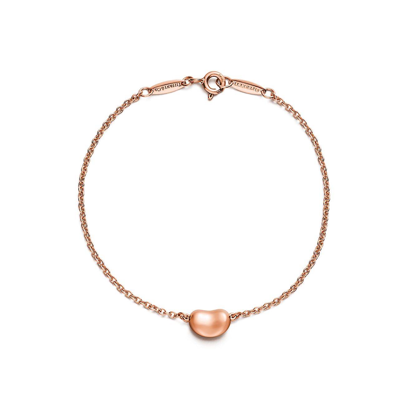 T*f*ny elsa peretti® bean® design bracelet in rose gold, 9 mm