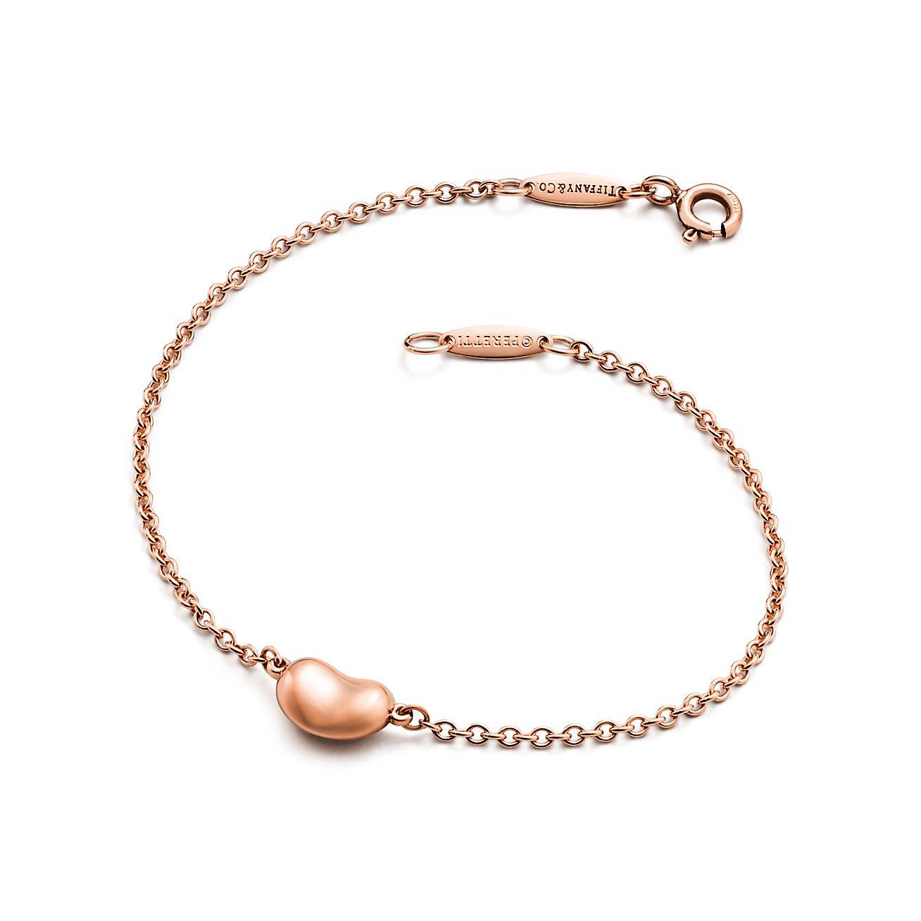 T*f*ny elsa peretti® bean® design bracelet in rose gold, 9 mm