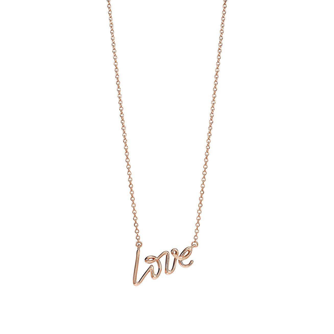 T*f*ny  palomas graffiti love pendant