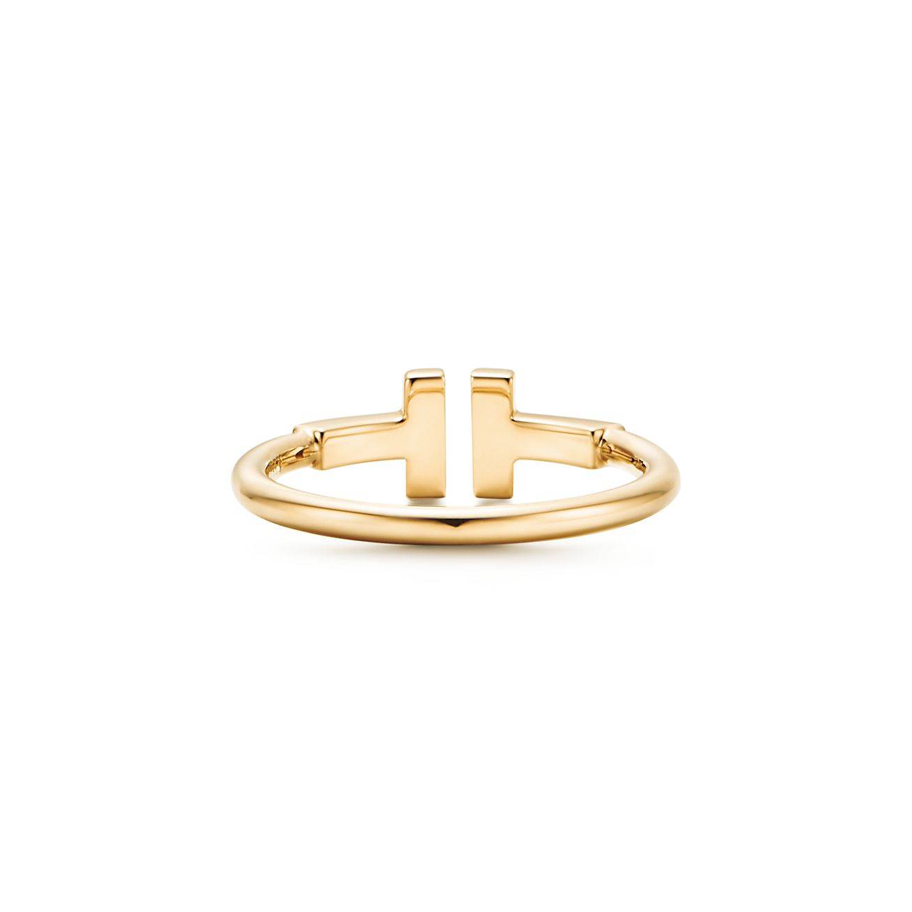 T*f*ny t wire ring in 18k gold