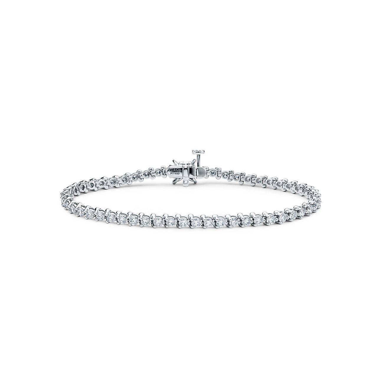 T*f*ny victoria® tennis bracelet in platinum with diamonds