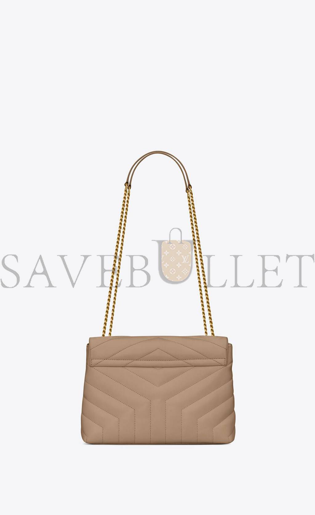 YSL LOULOU SMALL CHAIN BAG IN QUILTED "Y" LEATHER 494699DV7272826 (23*17*9cm)