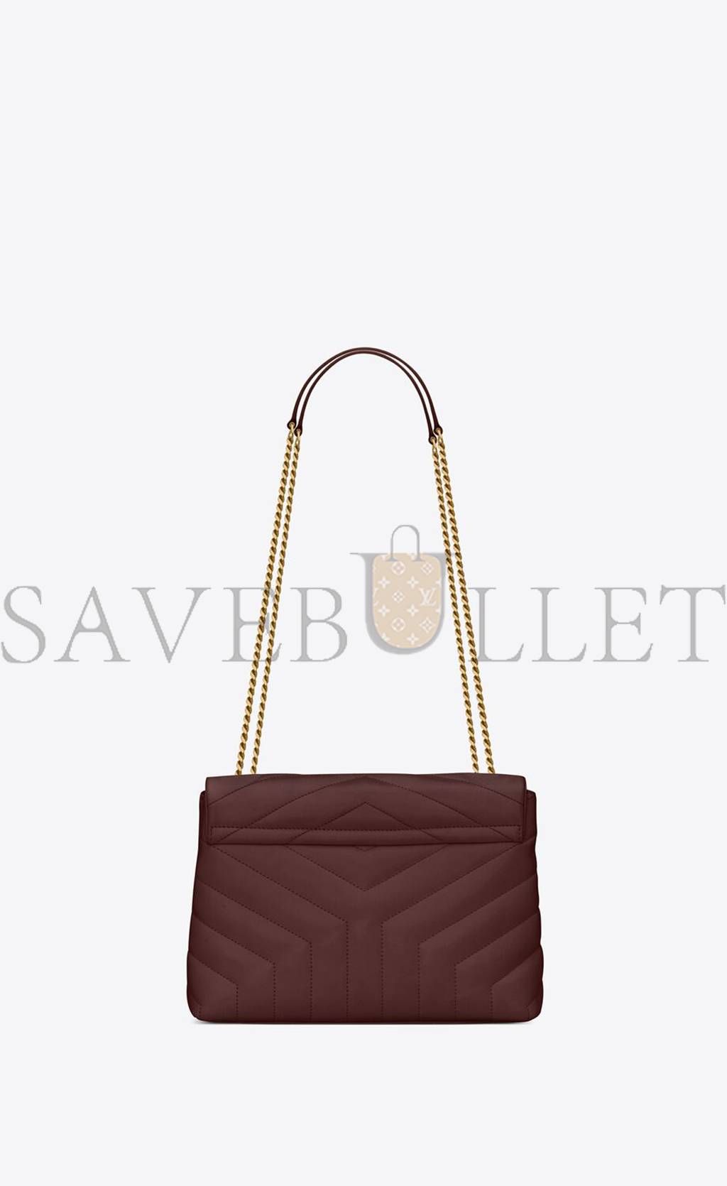 YSL LOULOU SMALL CHAIN BAG IN QUILTED "Y" LEATHER 494699DV7276475 (23*17*9cm)