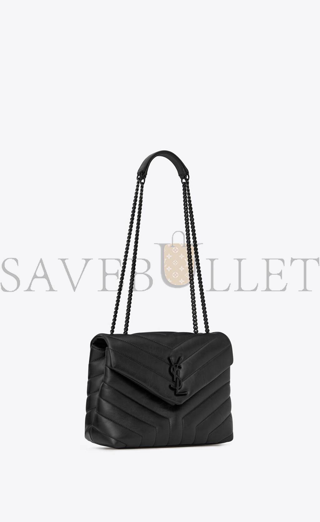 YSL LOULOU SMALL CHAIN BAG IN QUILTED "Y" LEATHER 494699DV7281000 (23*17*9cm)